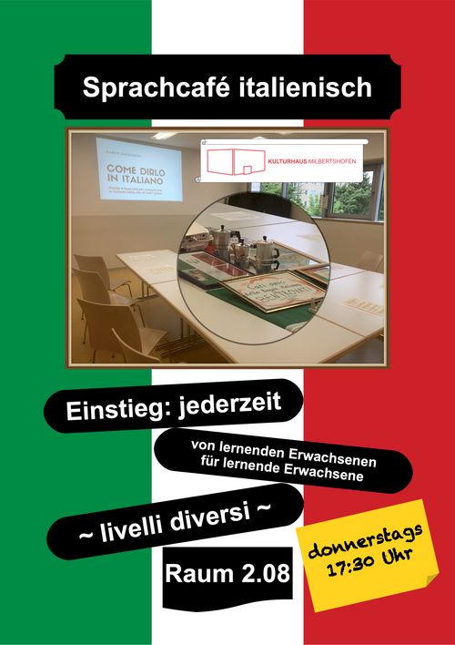 Sprachcafé italienisch - Kulturhaus Milbertshofen